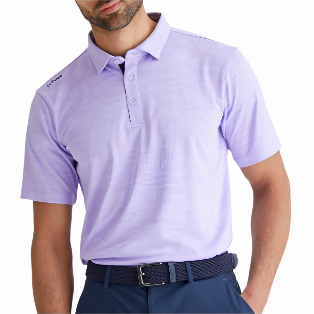 Ping Kenan Polo Shirt - Purple Ash Cashmere combination