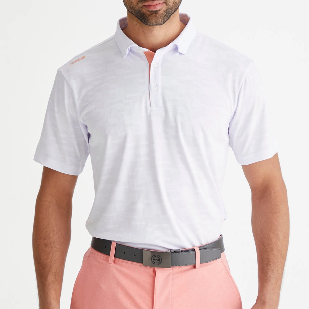 Ping Kenan Polo Shirt - White DurableStitching City Smart Look
