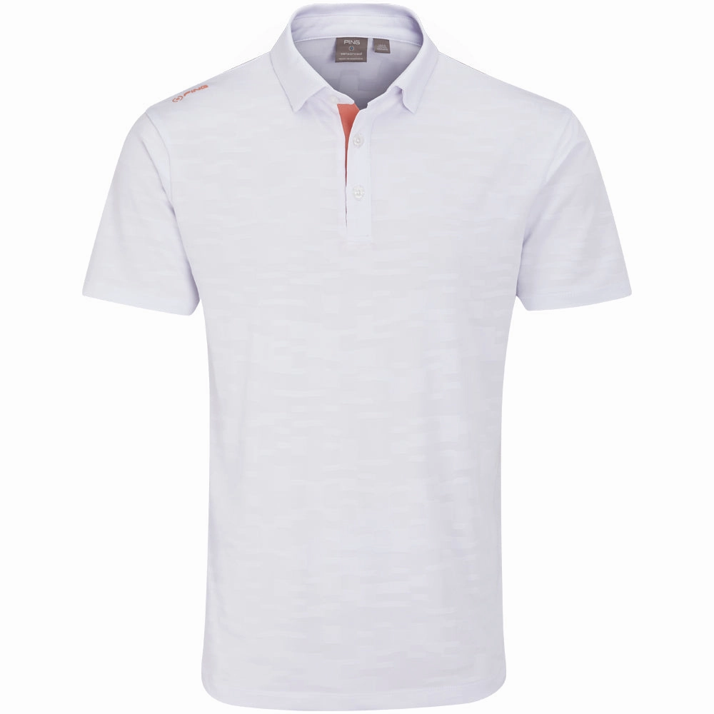Quick Dry Material Versatile and Stylish Ping Kenan Polo Shirt - White