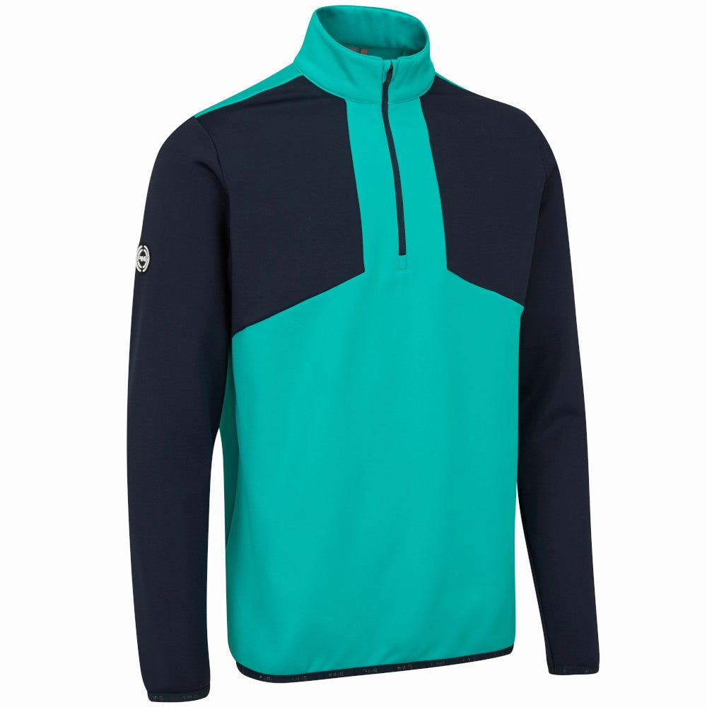 Ping Keon 1/2 Zip Pullover - Ceramic/Navy Brand Name Water resistant coating