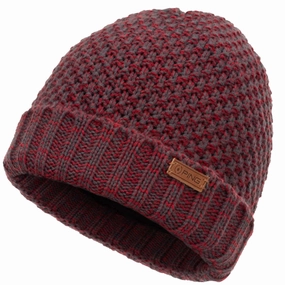 Ping Kingsley Beanie Hat - Asphalt/Firebrick Wedding accessory Ombre effect