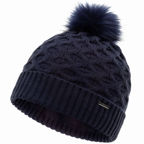 Ping Ladies Classic Knit Beanie Hat - Navy Daywear Option
