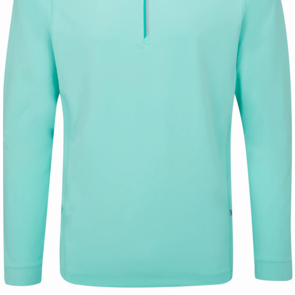 Ping Latham 1/2 Zip Pullover - Aruba Blue Timeless Relaxed Lightweight Comfort
