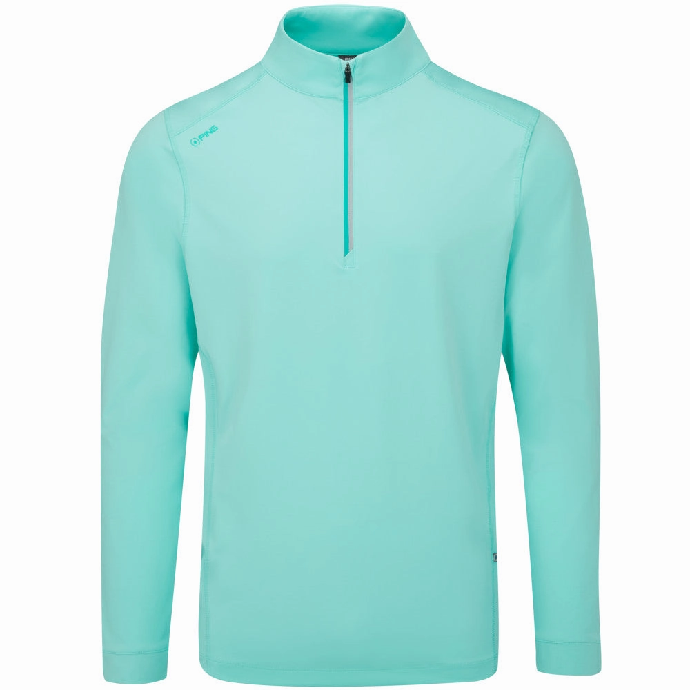 Cold Weather Protection Ping Latham 1/2 Zip Pullover - Aruba Blue
