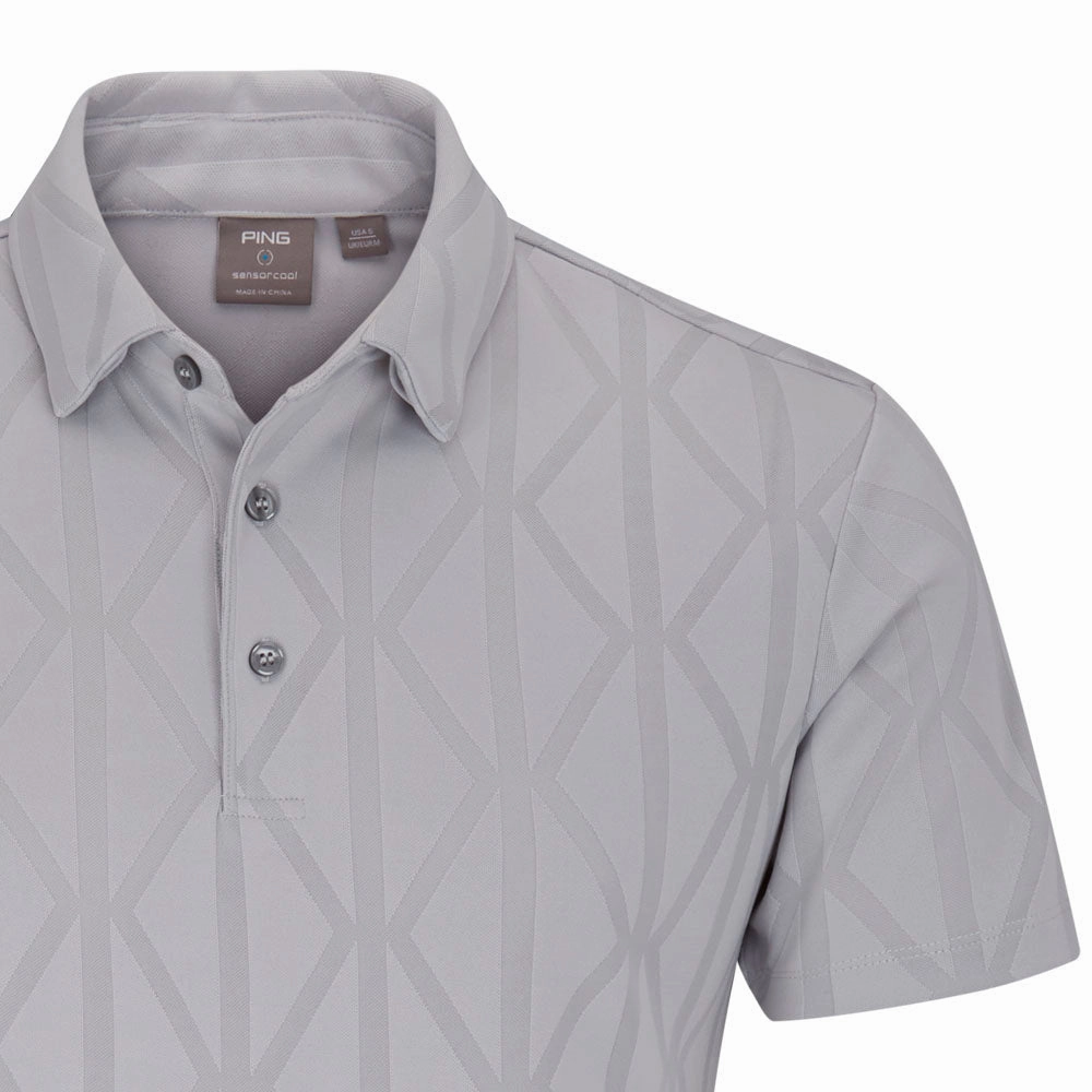 Stylish Layering Seasonal Comfort Style Ping Lenny Polo Shirt - Quiet Grey