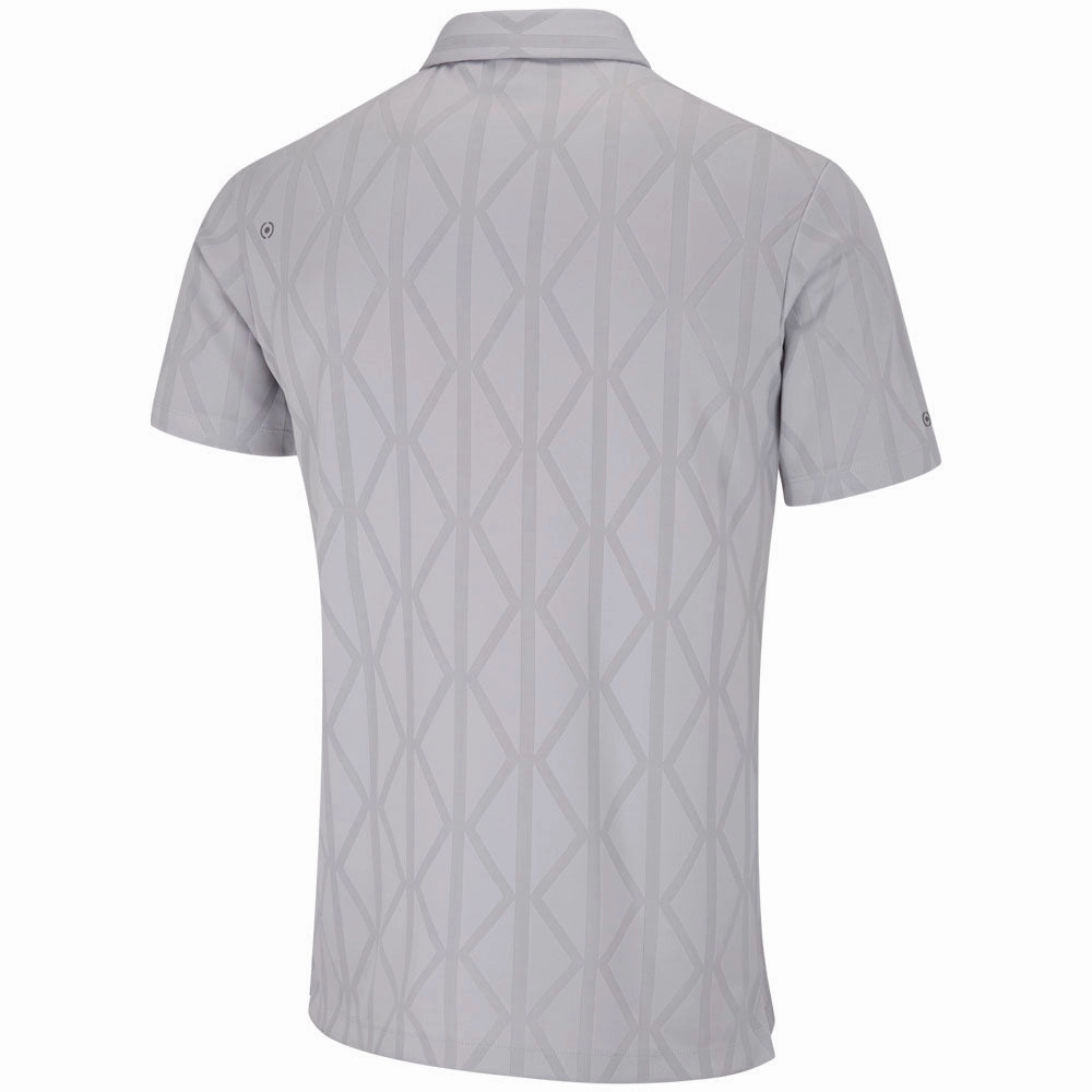 Ping Lenny Polo Shirt - Quiet Grey Playful Design Urban Casual
