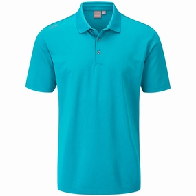 Moisture Control Fabric Hydrophobic coating Ping Lincoln Polo Shirt - Marine Blue
