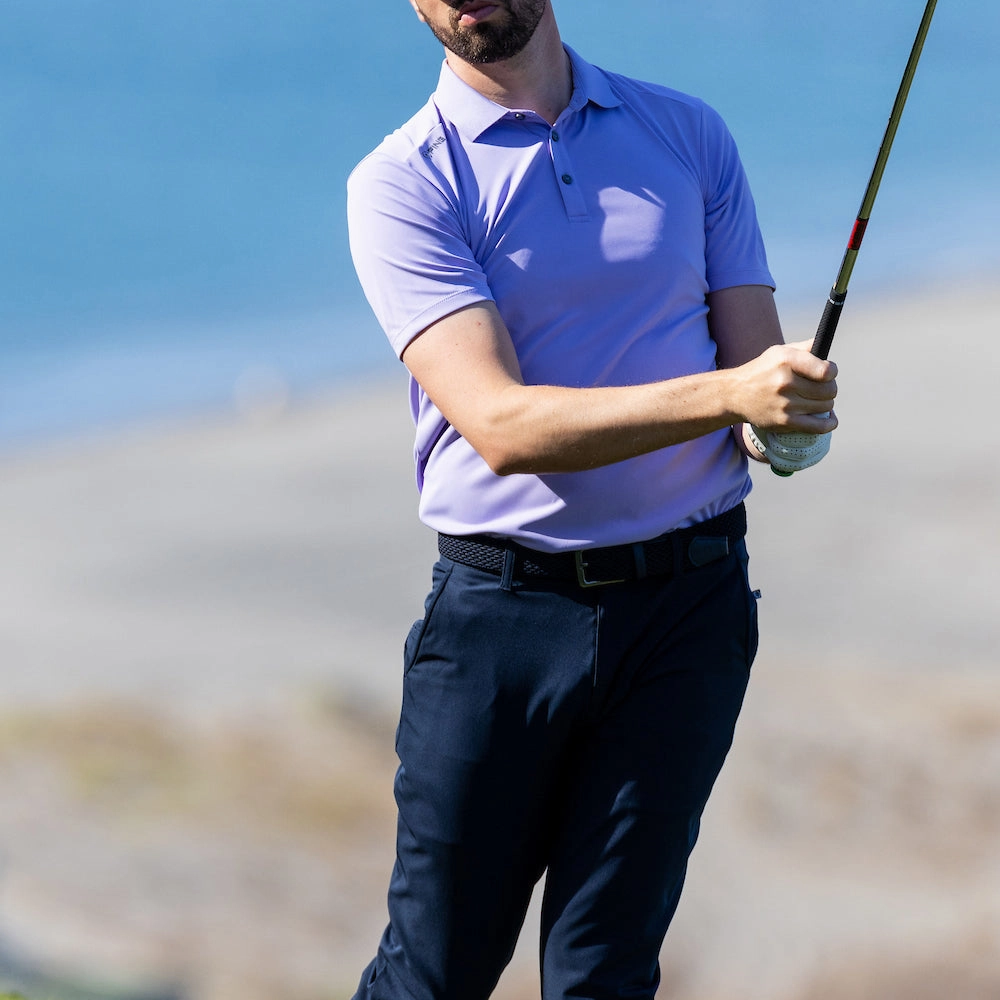 Effortless Look Ping Lindum Polo Shirt - Purple Ash