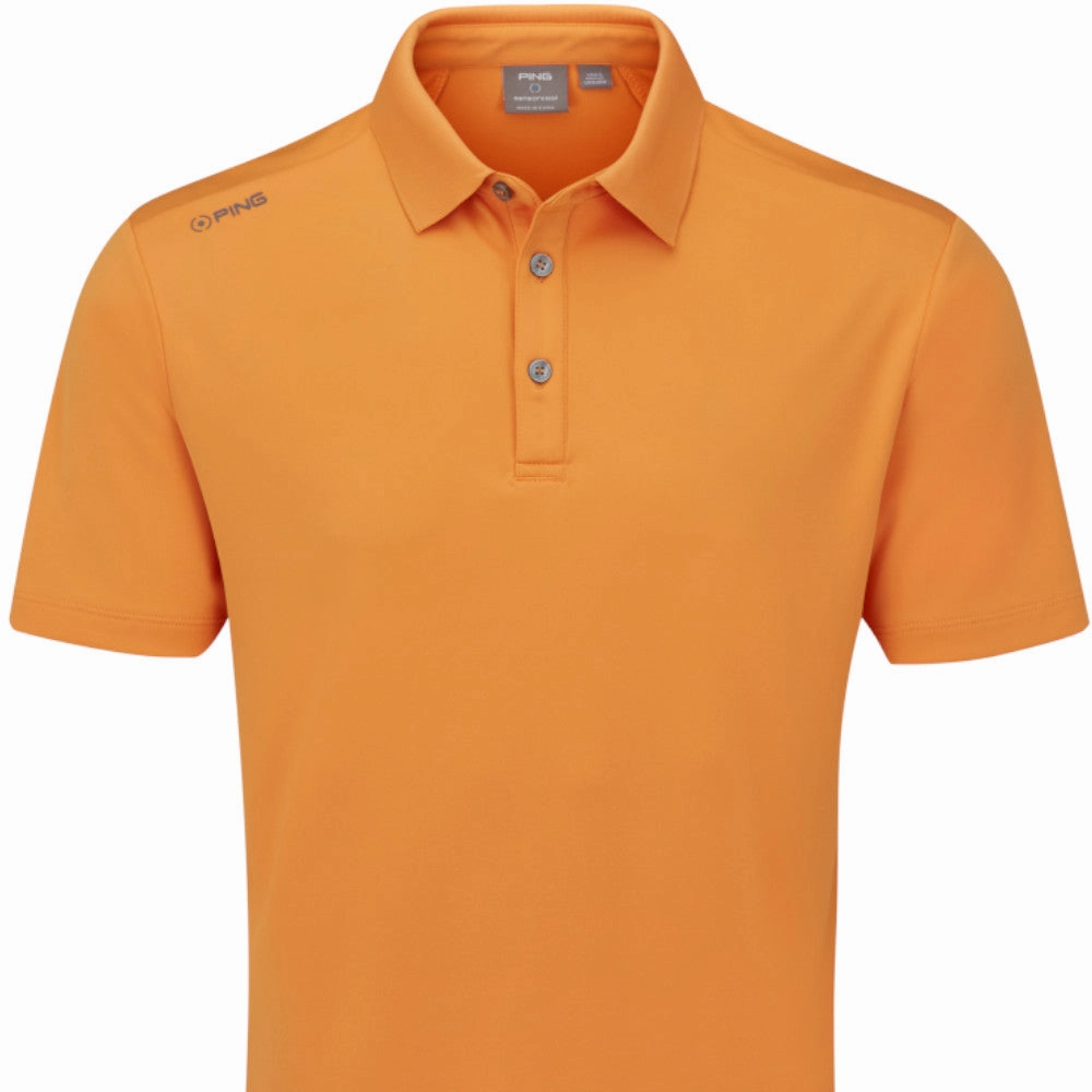 Weekend Style Trend Ping Lindum Polo Shirt - Tangerine