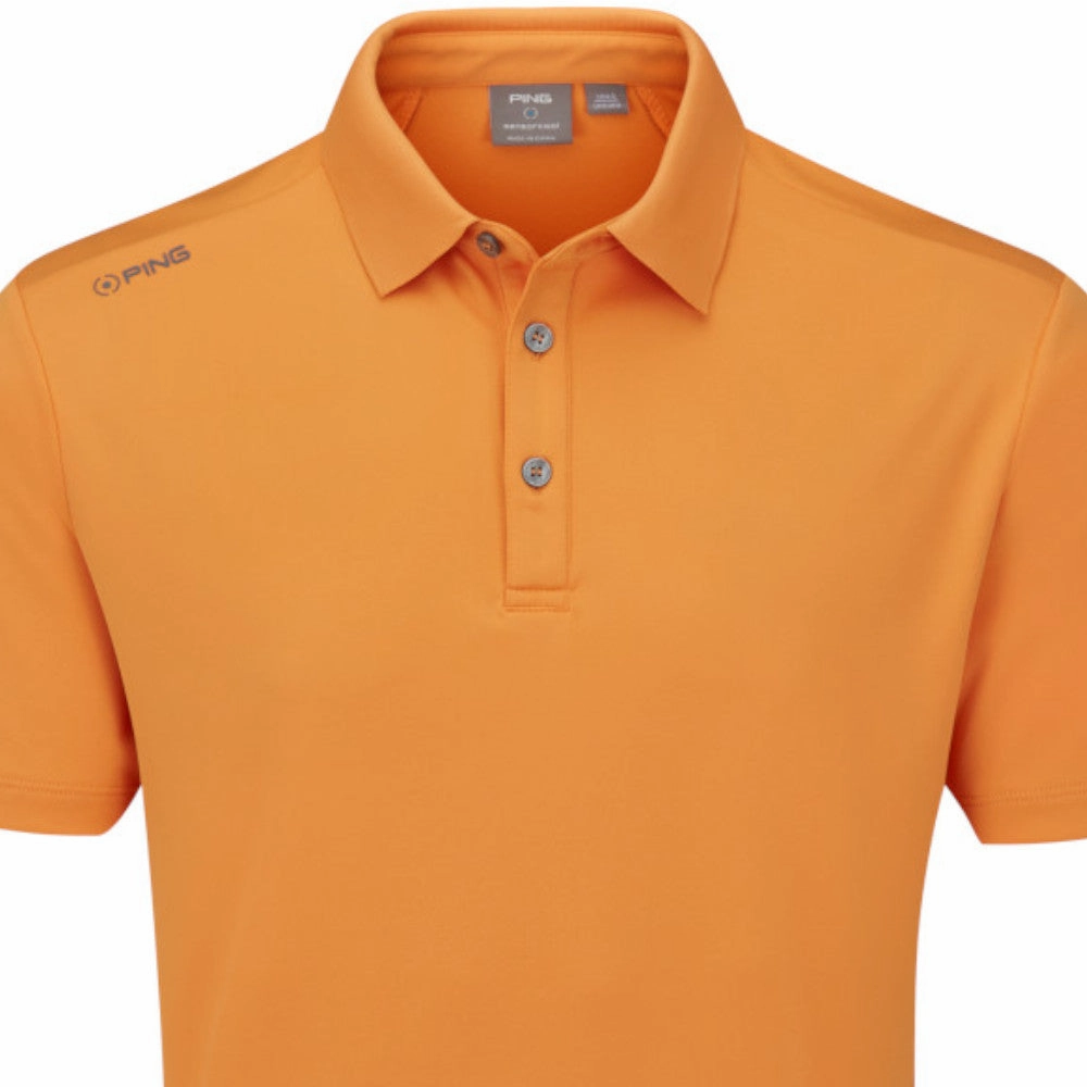 hypoallergenic Ping Lindum Polo Shirt - Tangerine