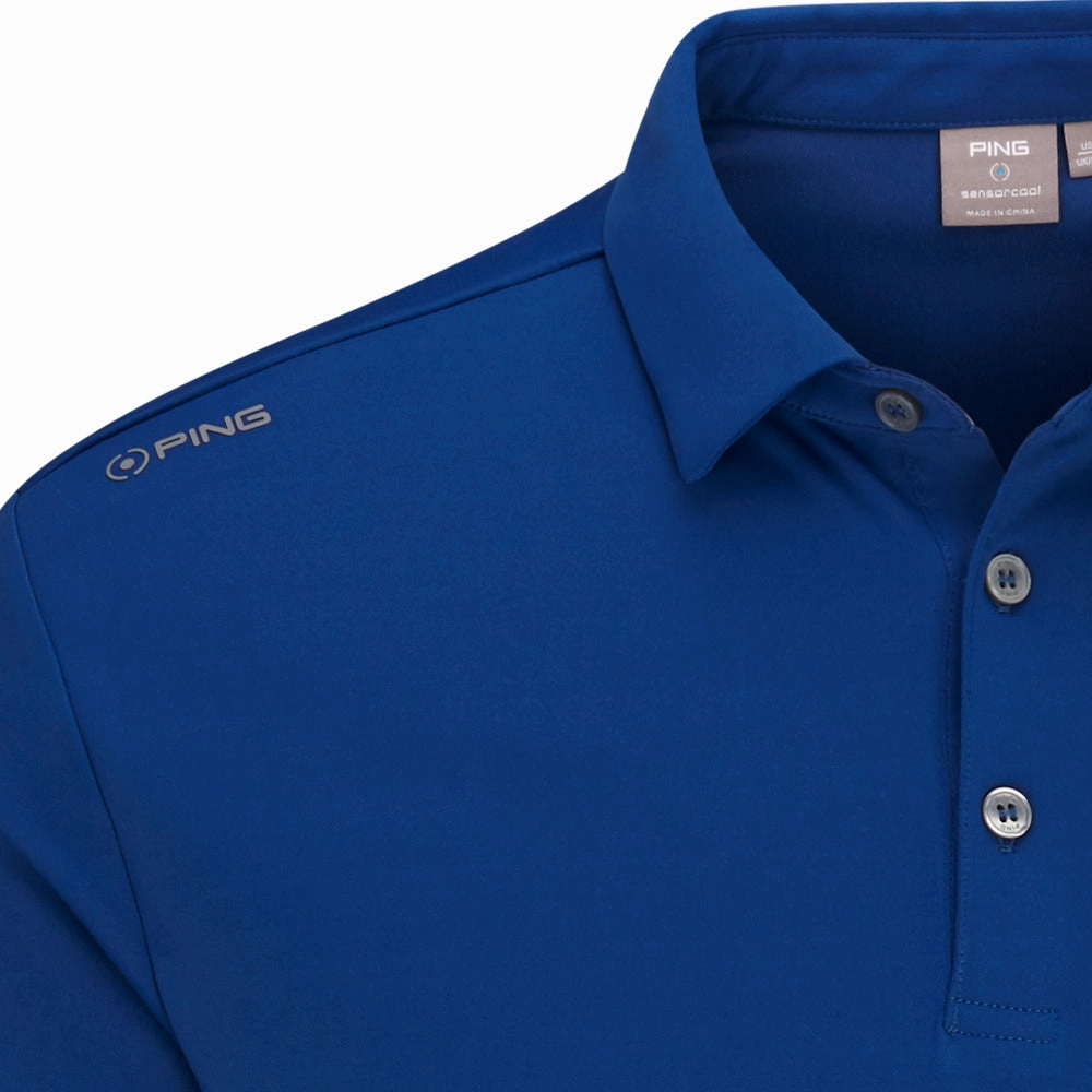 Casual and cool Anti Static Treatment Ping Lockwood Polo Shirt - Inky