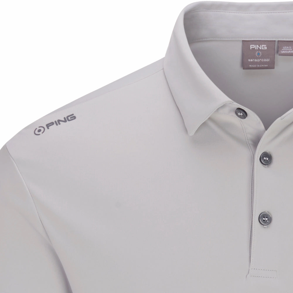Vintage Look Ping Lockwood Polo Shirt - Quiet Grey