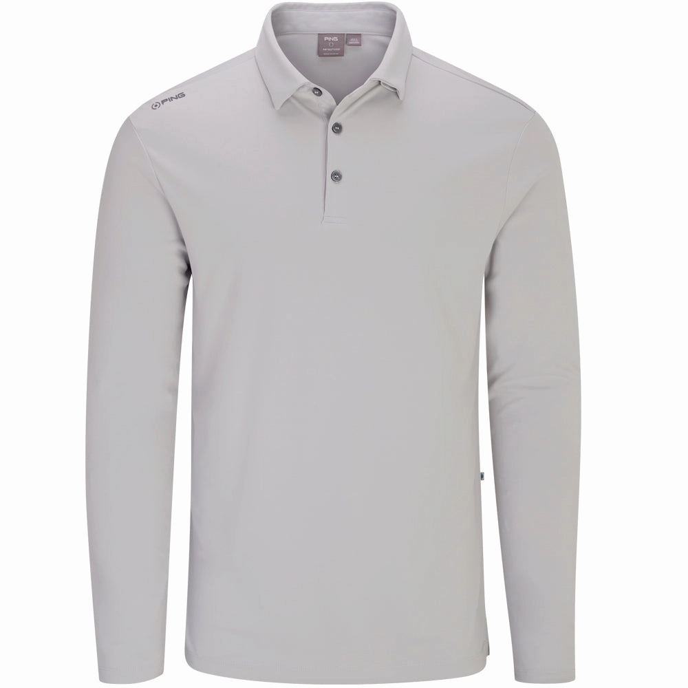 Stylish Layering Minimal Comfort Ping Lockwood Polo Shirt - Quiet Grey