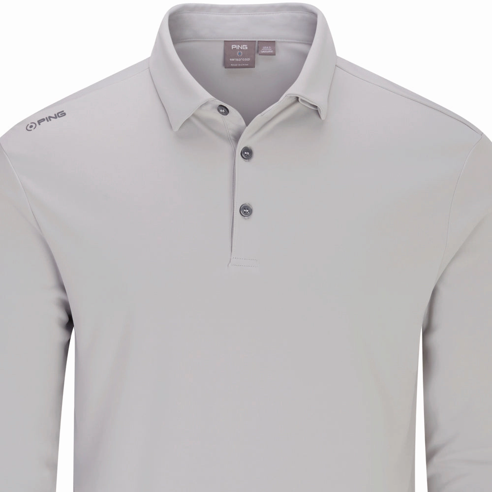 Ping Lockwood Polo Shirt - Quiet Grey Men's