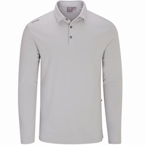 Stylish Layering Minimal Comfort Ping Lockwood Polo Shirt - Quiet Grey