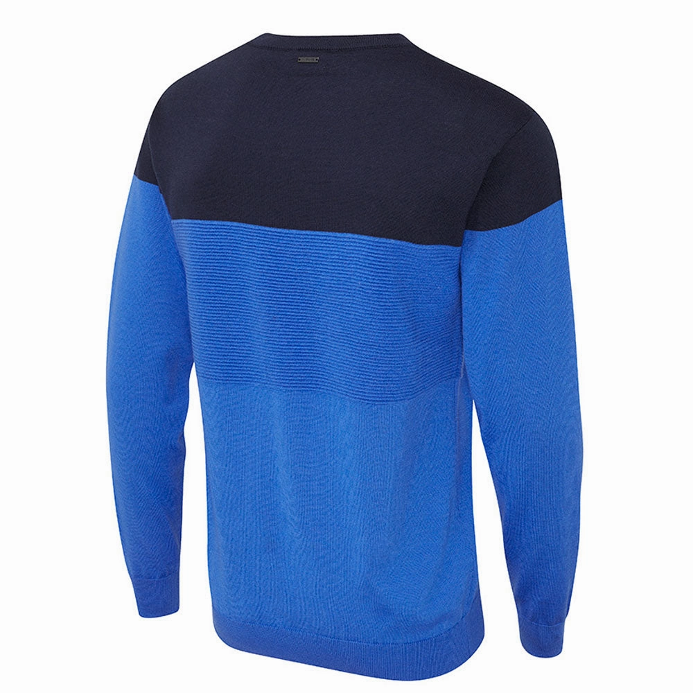 Ping Lucas V-Neck Sweater - Delph Blue/Navy Easy Layering Comfortable fit