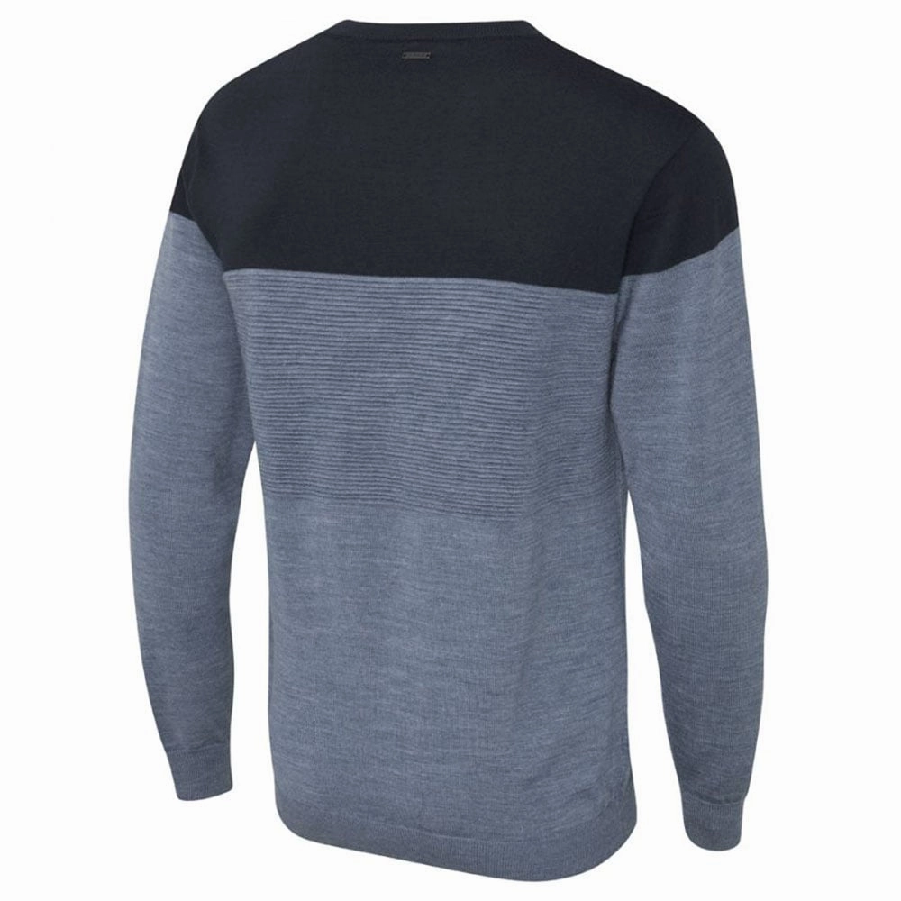 Ping Lucas V-Neck Sweater - Greystone Marl/Navy fit for home