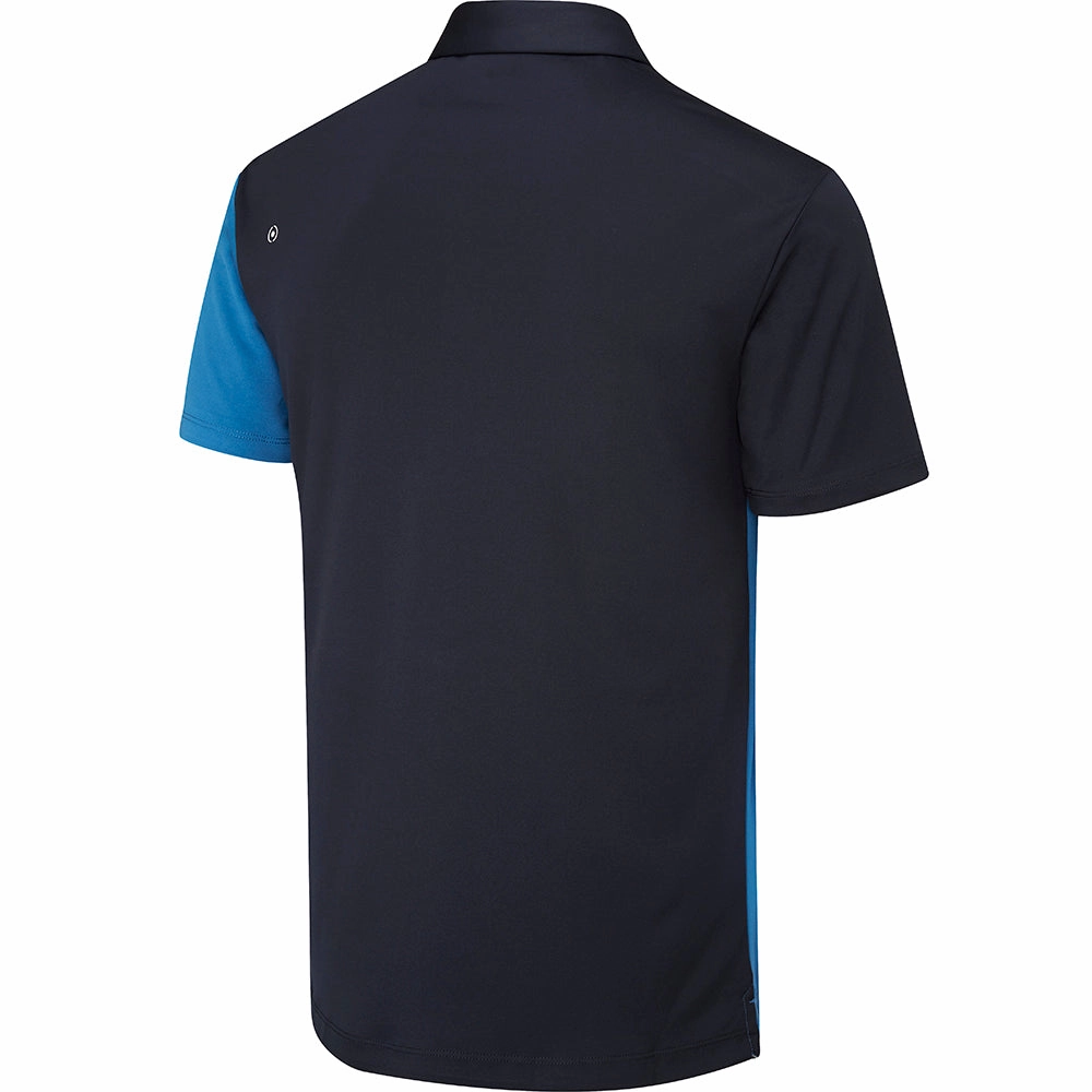 Abrasion Resistant Fabric Ping Mack SensorCool Polo Shirt - Danube/Navy