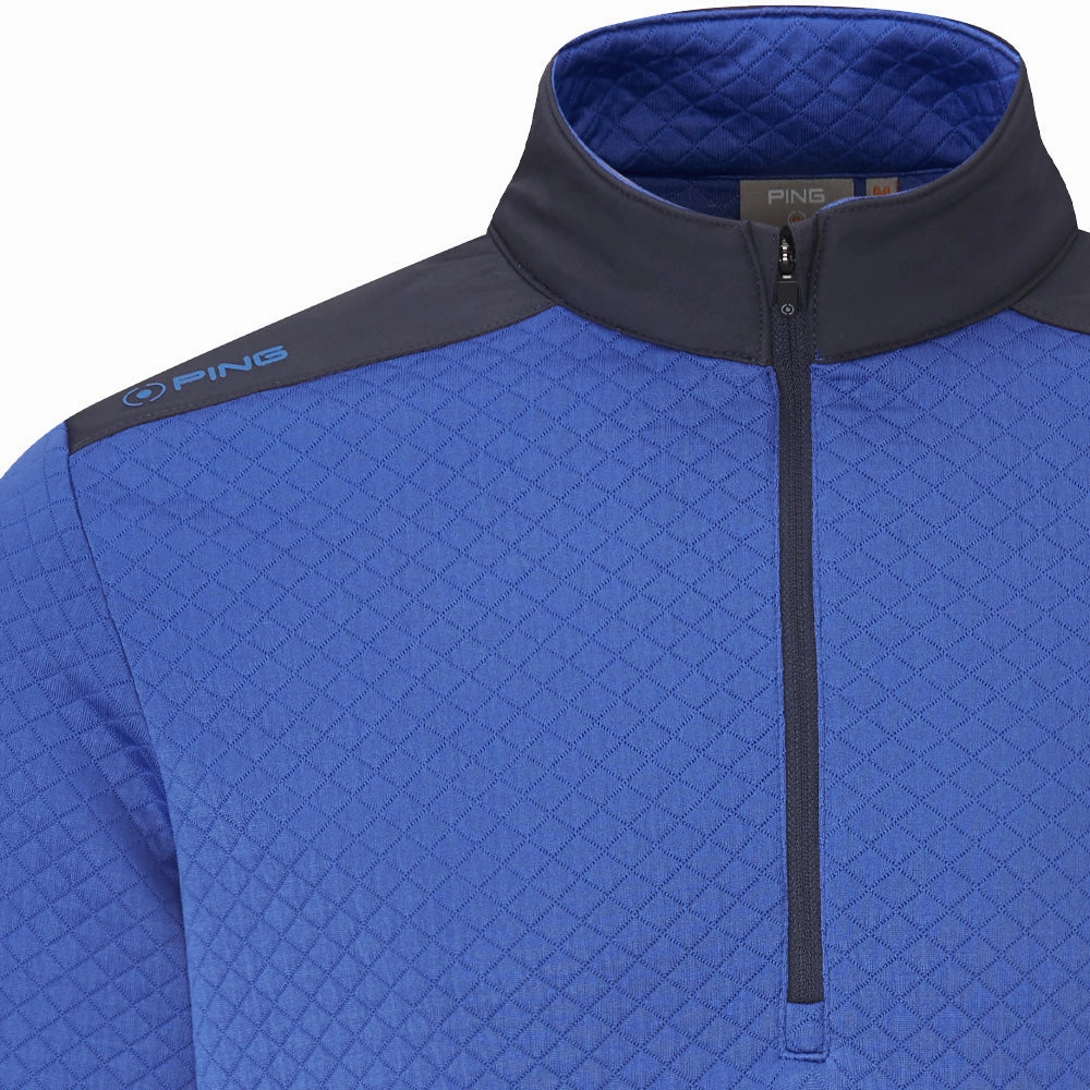 Ping Marshall 1/2 Zip Pullover - North Sea/Navy Simple Wear product casual elegance blend