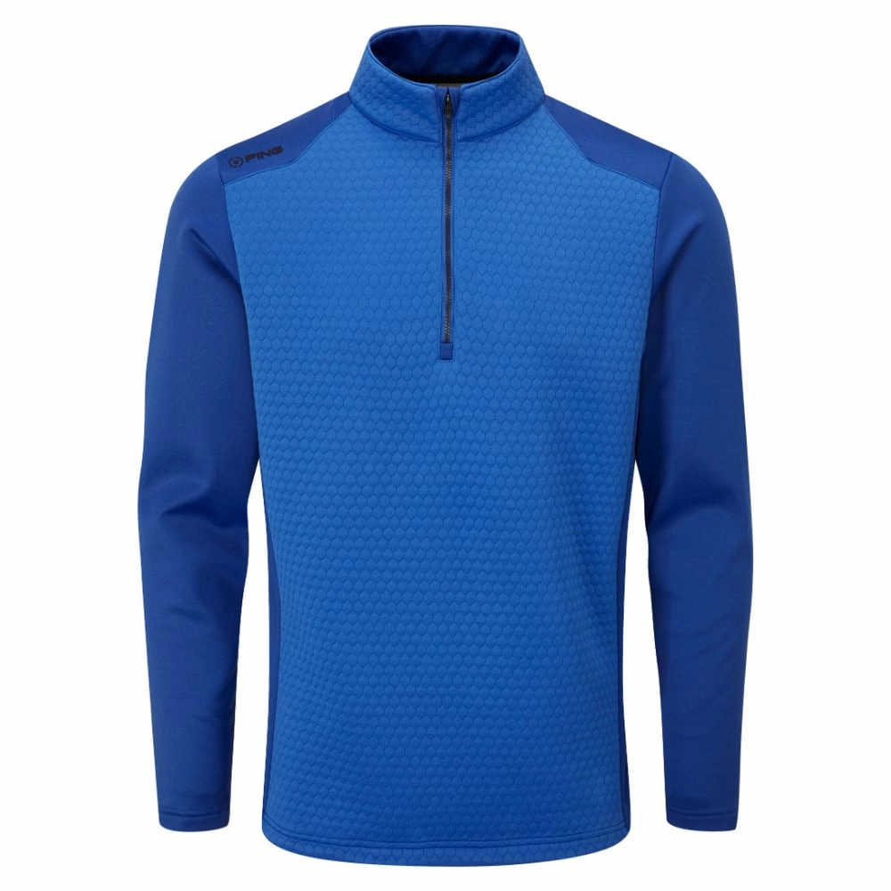 product business casual suitability Ping Mellor 1/2 Zip Sweater - Delph Blue