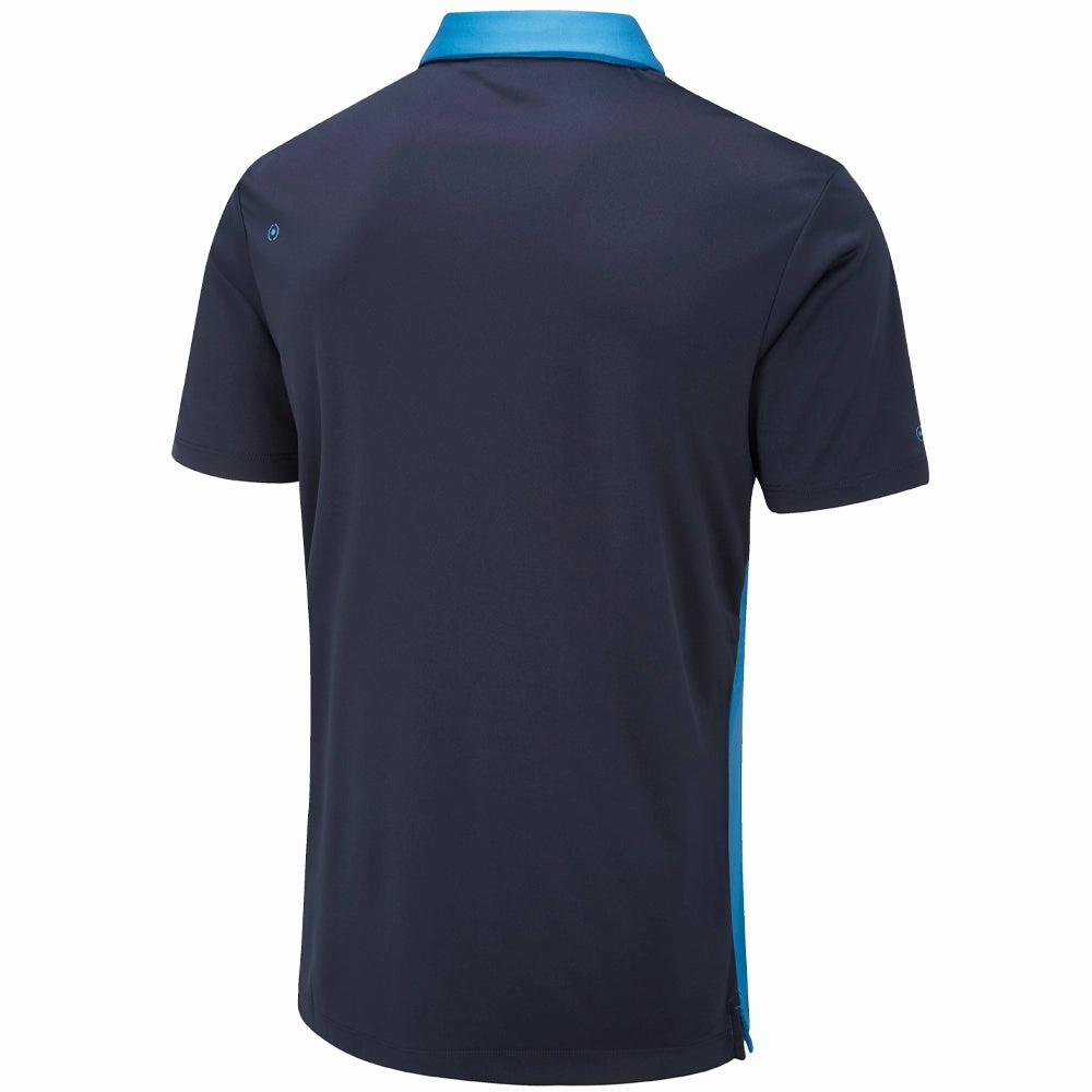 Easy Wear Style Ping Morten SensorCool Polo Shirt - Danube/Navy