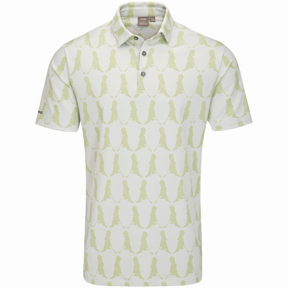 Ping Mr. PING Printed Polo Shirt - Limelight Multi Active Style Trend