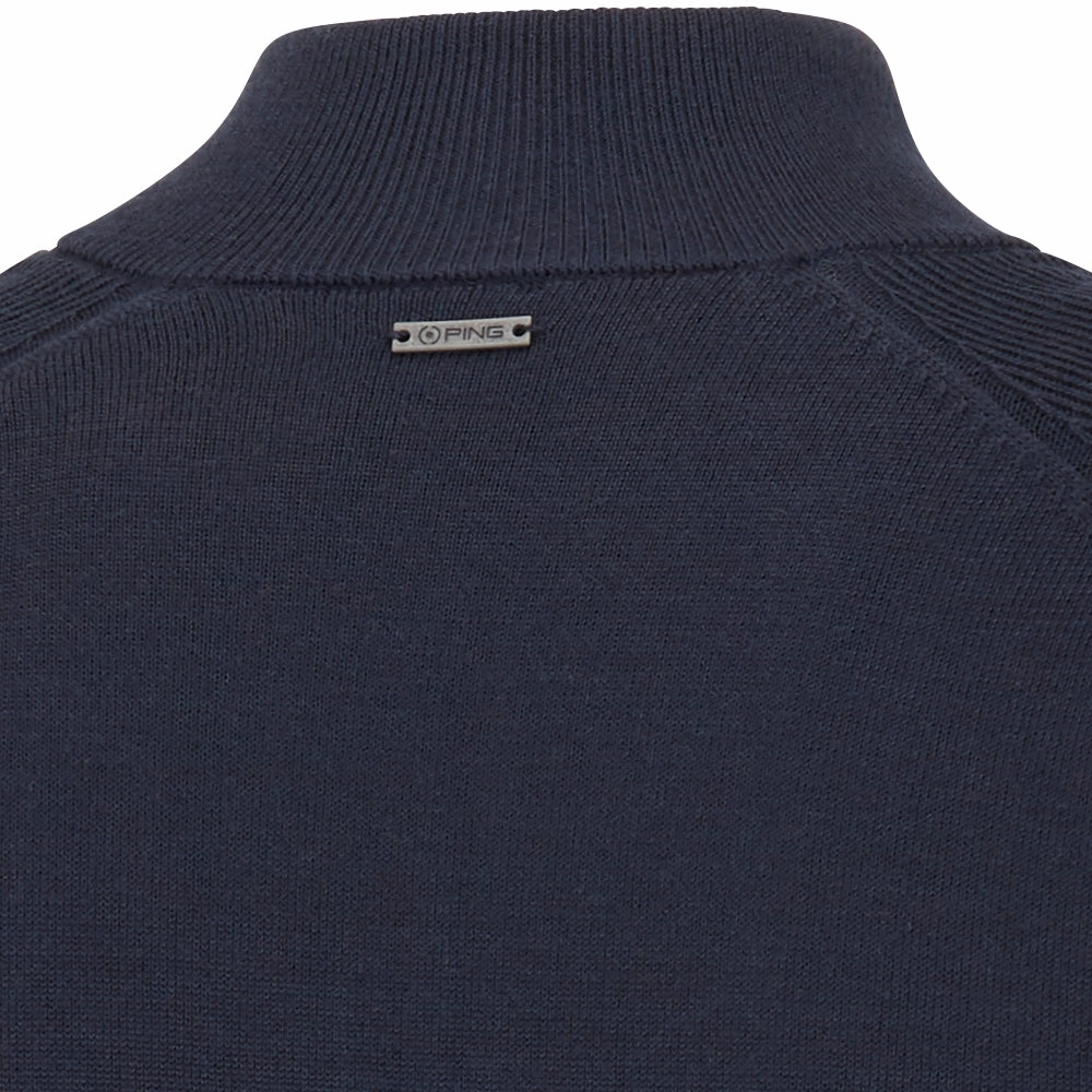 Ping Murphy Full Zip Sweater - Navy Go-to Wear Cozy And Warm