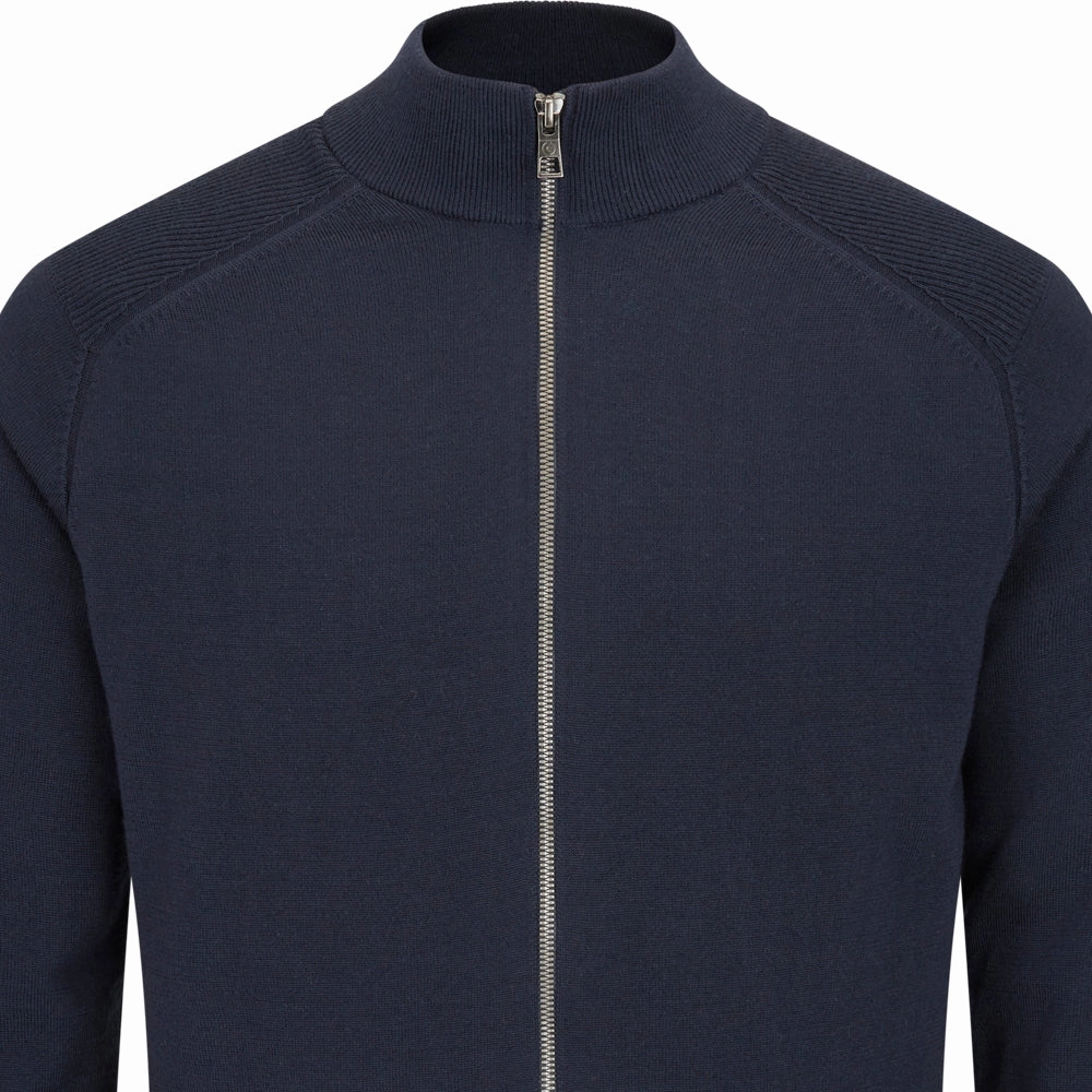 Everyday Look snowboarding suitable Ping Murphy Full Zip Sweater - Navy