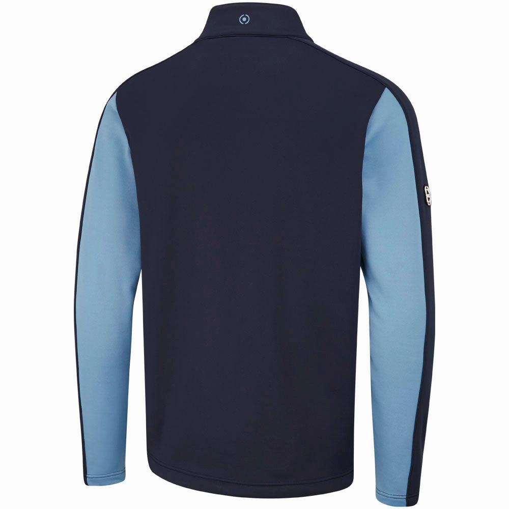 Ping Murrey 1/4 Zip Midlayer - Navy/Stone Blue product weekday wear practicality