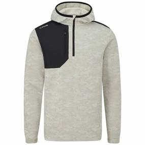 Fashionable Side Pockets Ping Nexa 1/4 Zip Pullover - Willow/Black