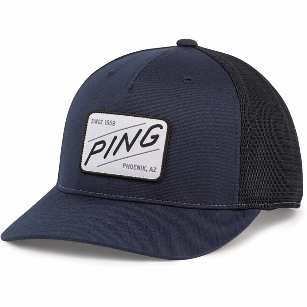 Ping One Putt Cap - Navy/White Machine washable Sleek modern