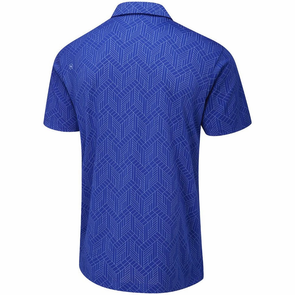 Feminine Appeal Ping Otto Polo Shirt - Blue Surf Multi