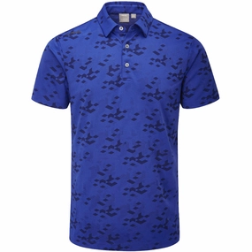 Ping Rae Polo Shirt - Blue Surf Anti Static Fabric