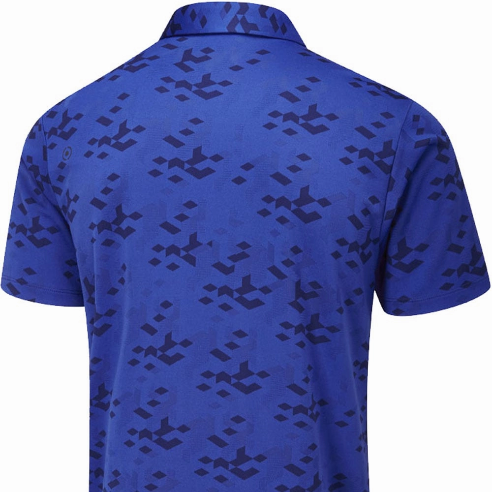 Stylish Design Ping Rae Polo Shirt - Blue Surf