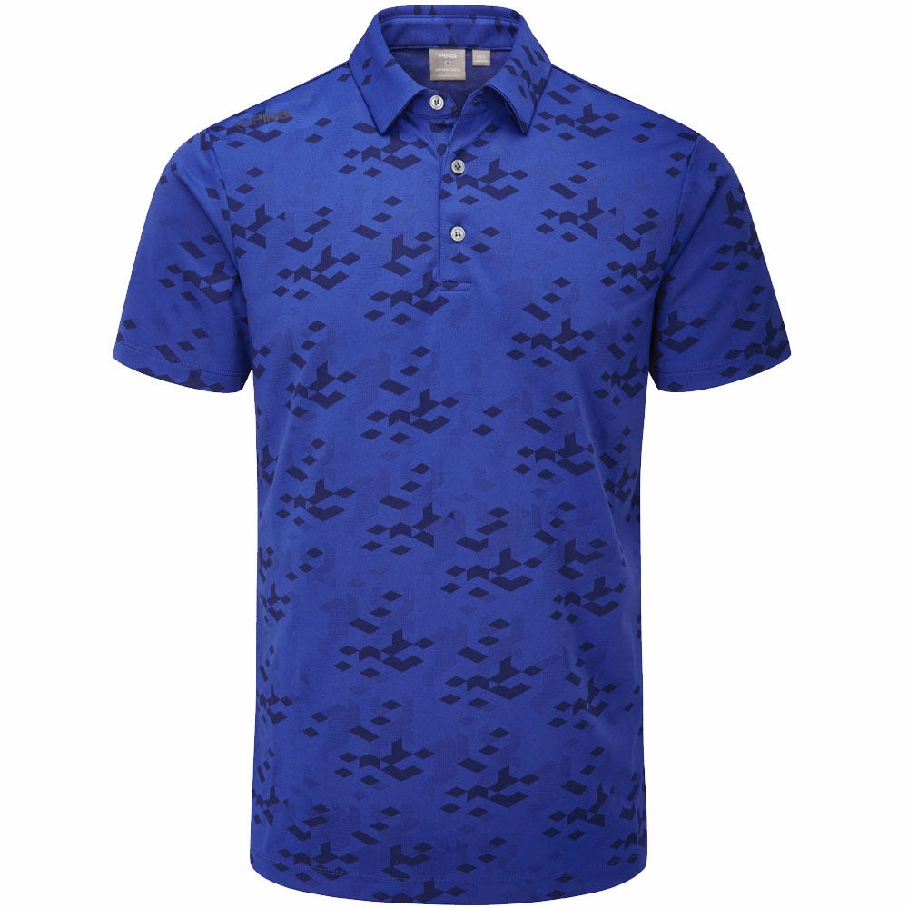 Ping Rae Polo Shirt - Blue Surf Anti Static Fabric