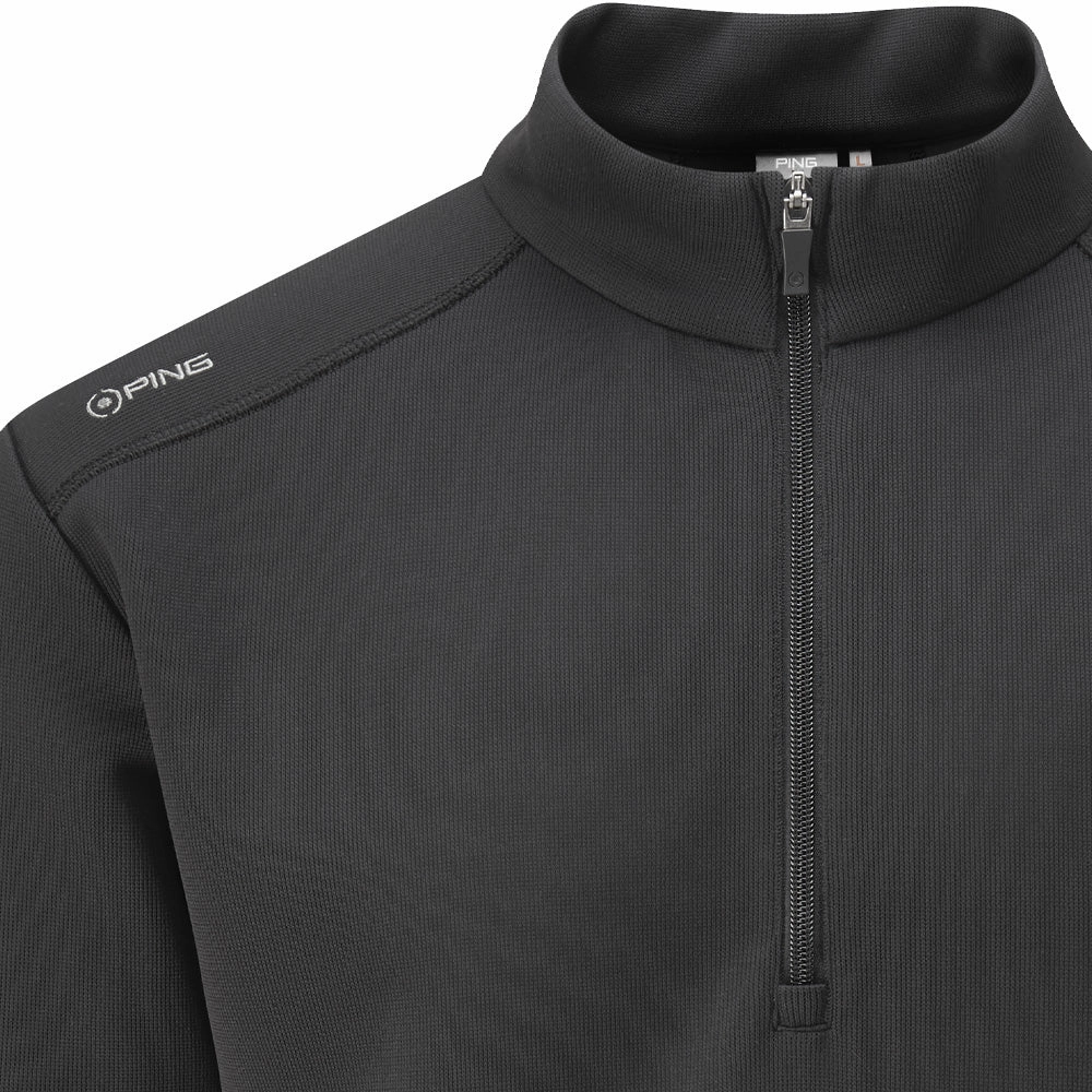 product sporty style statement Ping Ramsey 1/2 Zip Pullover - Black