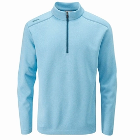 Ping Ramsey 1/2 Zip Pullover - Fresh Water Marl product embroidery artistry