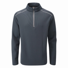 Trendy Look Ping Ramsey 1/2 Zip Pullover - Navy