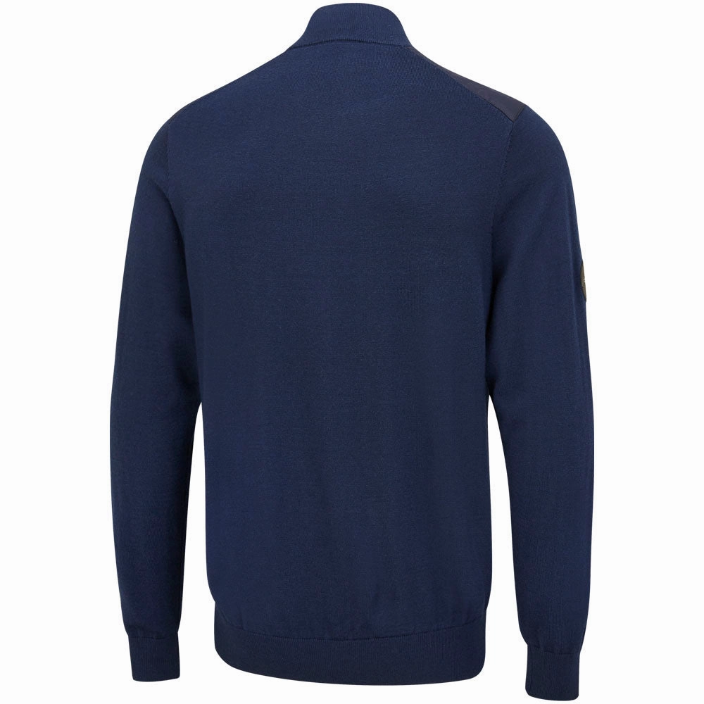 Ping Randle 1/4 Zip Midlayer - Oxford Blue Casual Jacket Functional Design