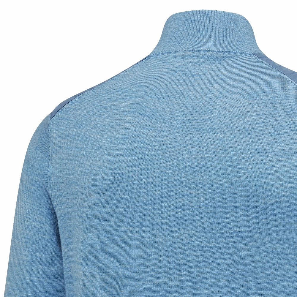 Versatile Outfit Ping Randle 1/4 Zip Midlayer - Stone Blue Marl