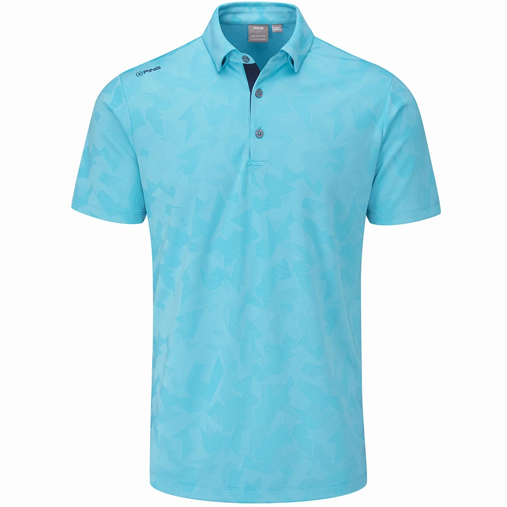 Striped modernity Comfortable Ping Romy Polo Shirt - Marine Blue