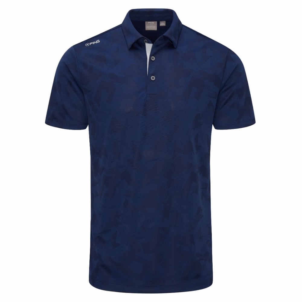 Ping Romy Polo Shirt - Navy warm weather Ultimate Fit