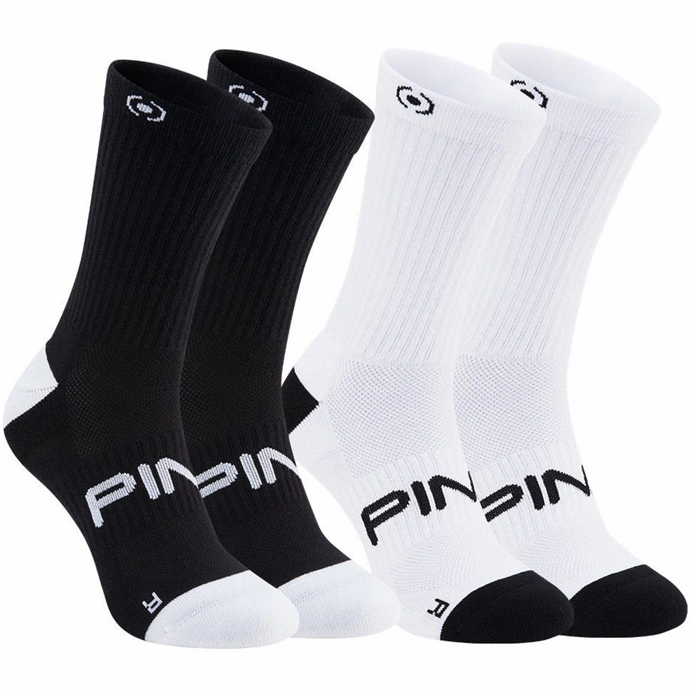 Minimalist Ping Sensorcool Crew Socks (2 Pairs) - Black/White