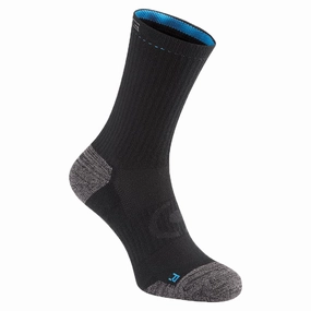 chunky heel sandals gift set Ping Sensorcool Crew Socks (2 Pairs) - Black