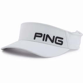 Ping Sport Visor - White Satin Finish Compact Pick
