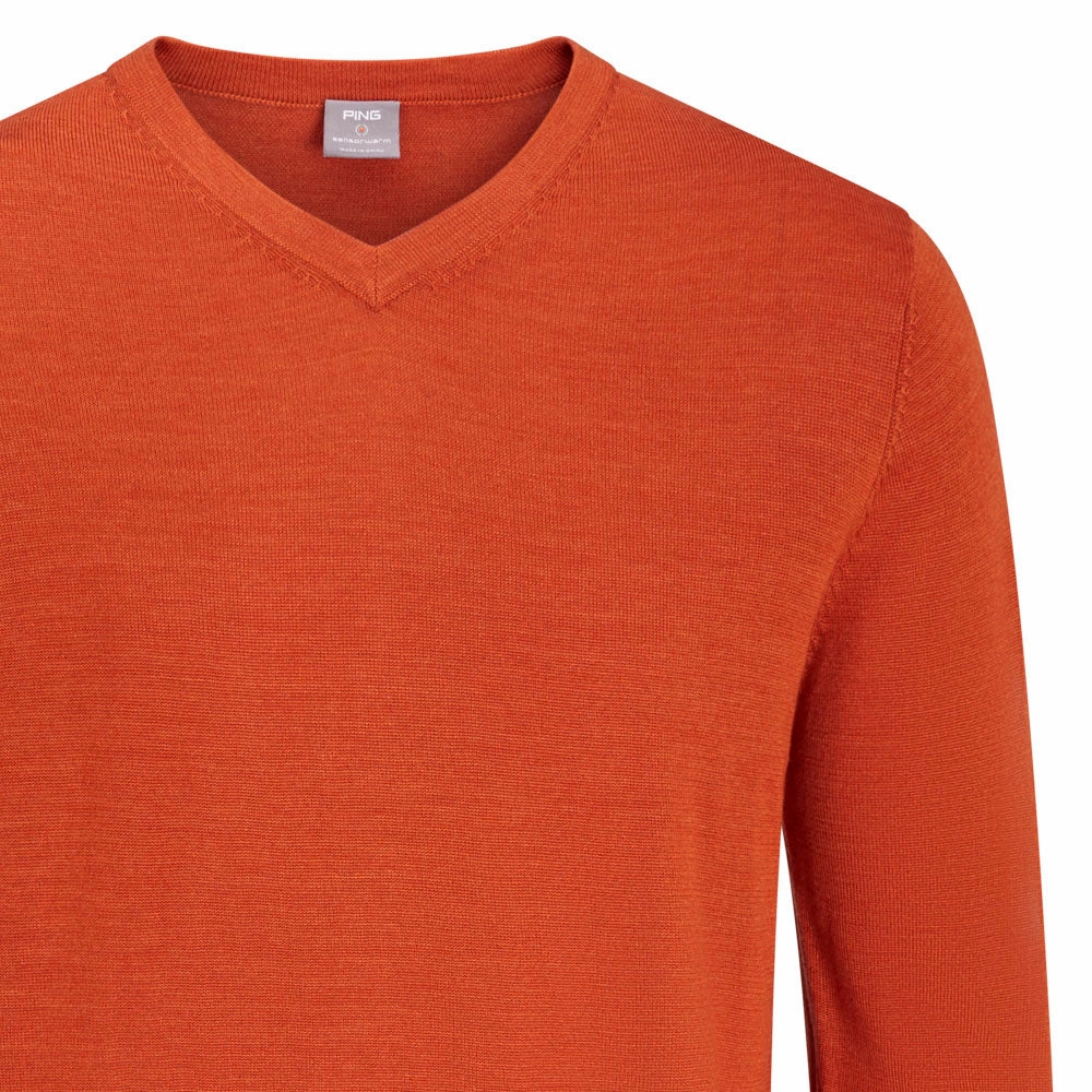 good for rainy days Ping Sullivan Pullover - Dark Russet Marl