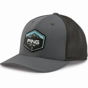 Ping Summit Patch Cap - Grey Stylish Design
