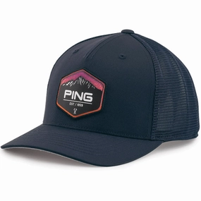 Ping Summit Patch Cap - Navy Barbecue Gathering Smart Casual