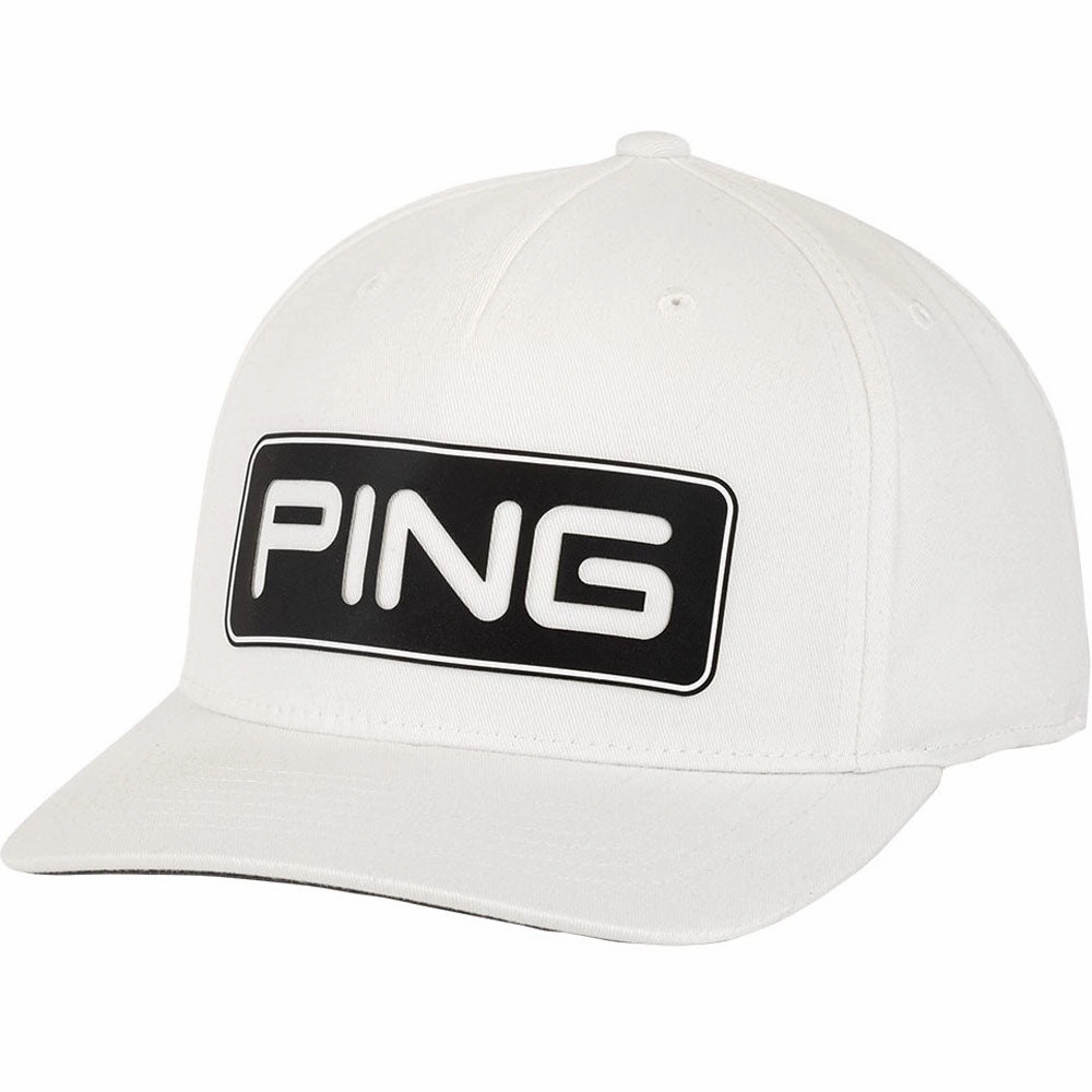 Ping Tour Classic Cap - White/Black Durable Build