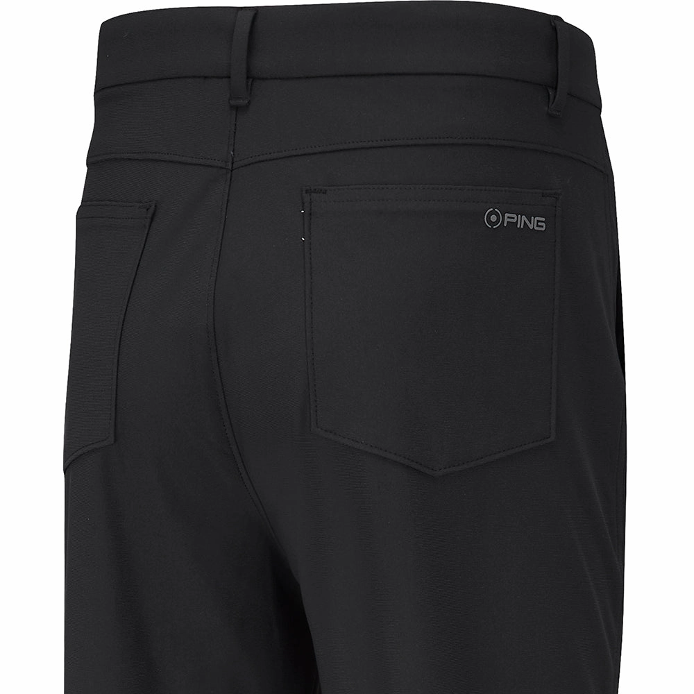 Ping Tour Tapered Performance SensorCool Trousers - Black Weather Flex Flexible Durability